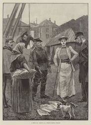 Ein billiges Los, Skizze in einem französischen Fischerdorf